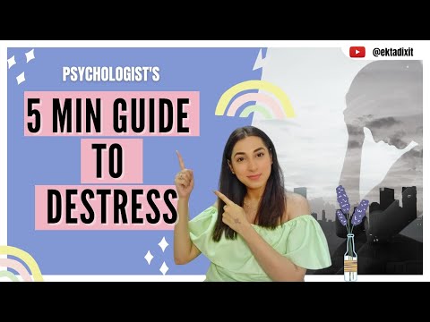 Destress yourself super quick! A 5 MIN GUIDE #destress #stress #byebye