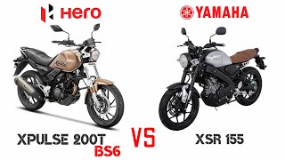 Hero Xpulse 200t bs6 VS Yamaha Xsr 155 _DETAILED COMPARISON_MILEAGE_TOP SPEED_PRICE_BIKE INFORMER screenshot 2