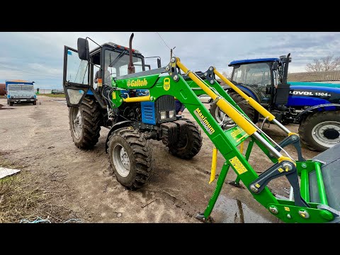 Medium 1500 Фронтальний навантажувач на МТЗ ЮМЗ, видео 2