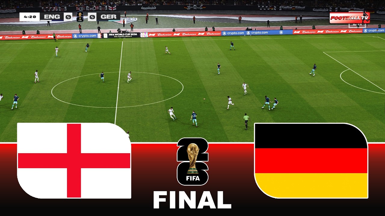 ENGLAND vs GERMANY - FIFA WORLD CUP 2026 FINAL | Full Match All