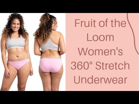 Fruit of the Loom Women's 360° Stretch Underwear 