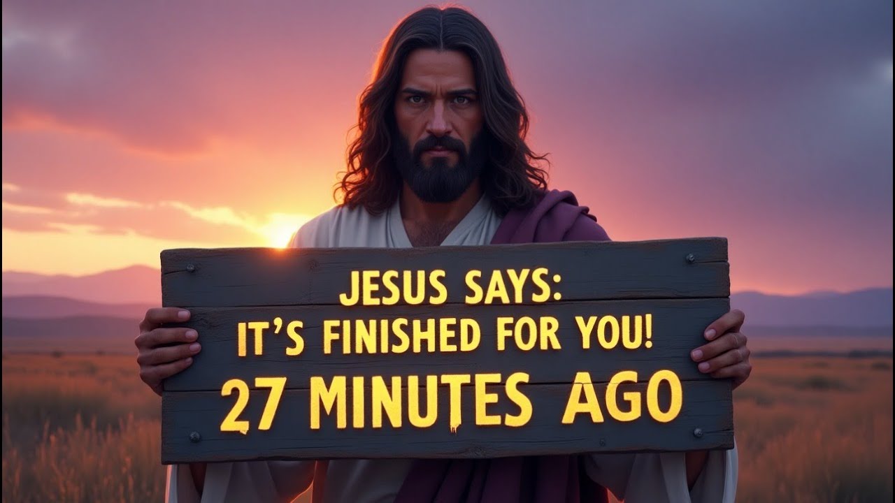 PROPHECY ALERT: JESUS SAID “IT’S FINISHED FOR YOU!” JUST 27 MINUTES AGO | GOD SAYS TODAY | 
