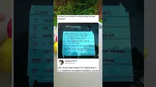 writes him a ticket for obstructing the rearwindow*