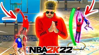 MY NEW REBIRTH 2-WAY PLAYMAKER IS A DEMIGOD ON NBA 2K22! BEST BUILD & JUMPSHOT NBA 2K22