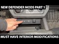 New land rover defender upgrades part 1