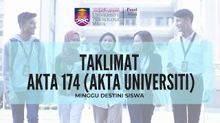 TAKLIMAT AKTA 174 (MINGGU DESTINI SISWA SESI JUN 2020)