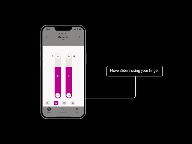 How to change volume and mute your hearing aids in Oticon Companion app