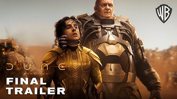 DUNE PART TWO Final Trailer 2024 Timothée Chalamet, Zendaya Movie Warner Bros