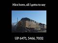 Union Pacific 6471 #unionpacific #railfanning #railfan #train #horn #shorts