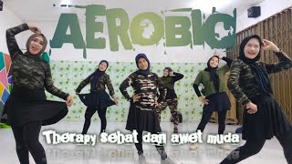 SENAM AEROBIC 60 Menit kuras2 keringat..koreo inti Pemula Mahir,berhasilkah??
