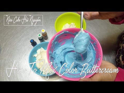 Video Hướng Dẫn Pha Màu Kem Bơ Cơ Bản- How To Mix Color... - youtube