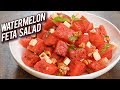 Quick And Easy Salad Recipe - Watermelon Feta Salad Recipe - Summer Special Recipe - Bhumika