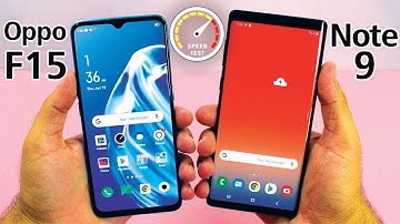 Oppo F15 vs Samsung Galaxy Note 9 Speed Test! Mid Range vs Flagship🔥