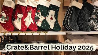 Christmas at Crate & Barrel 2025 | Holiday Home Decor & Styling Inspiration