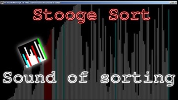 Sound of Sorting - Stooge Sort