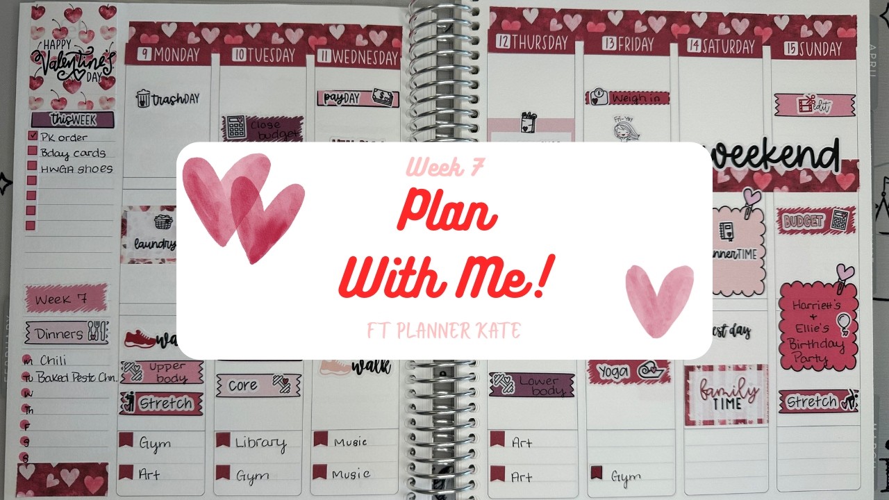 Планируйте вместе со мной! | Неделя 7 | PlannerKate и Erin Condren