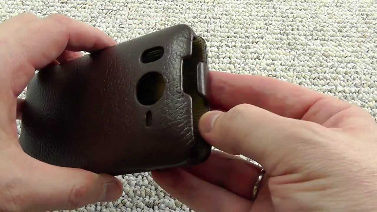 Обзор: Кожаный чехол-флип iCarer для HTC Desire HD A9191 (G10) | Электробум.com.ua