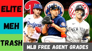 Grading Every 2023 MLB Free Agent Signing (Tier List)