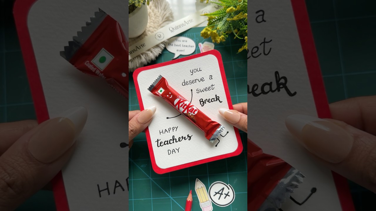 Last minute teachers day card idea♥️ 