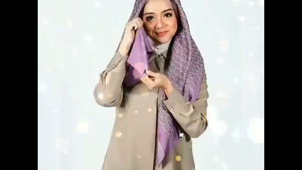 Tutorial Hijab Mudah Ke Pejabat ** Work It code Blush Cinderella