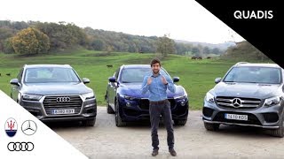 Audi Q7 Vs Mercedes-Benz Gle Vs Maserati Levante Comparativa Quadis.es
