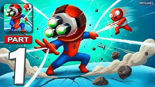 Webbi Boi 3D - Gameplay Walkthrough Part 1 - Web Spider Shooter Android, Ios