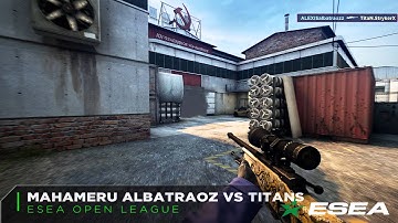Sexy CS: GO AWP Ace by Mahameru Albatraoz vs TitaN on de_cache (ESEA Open League)