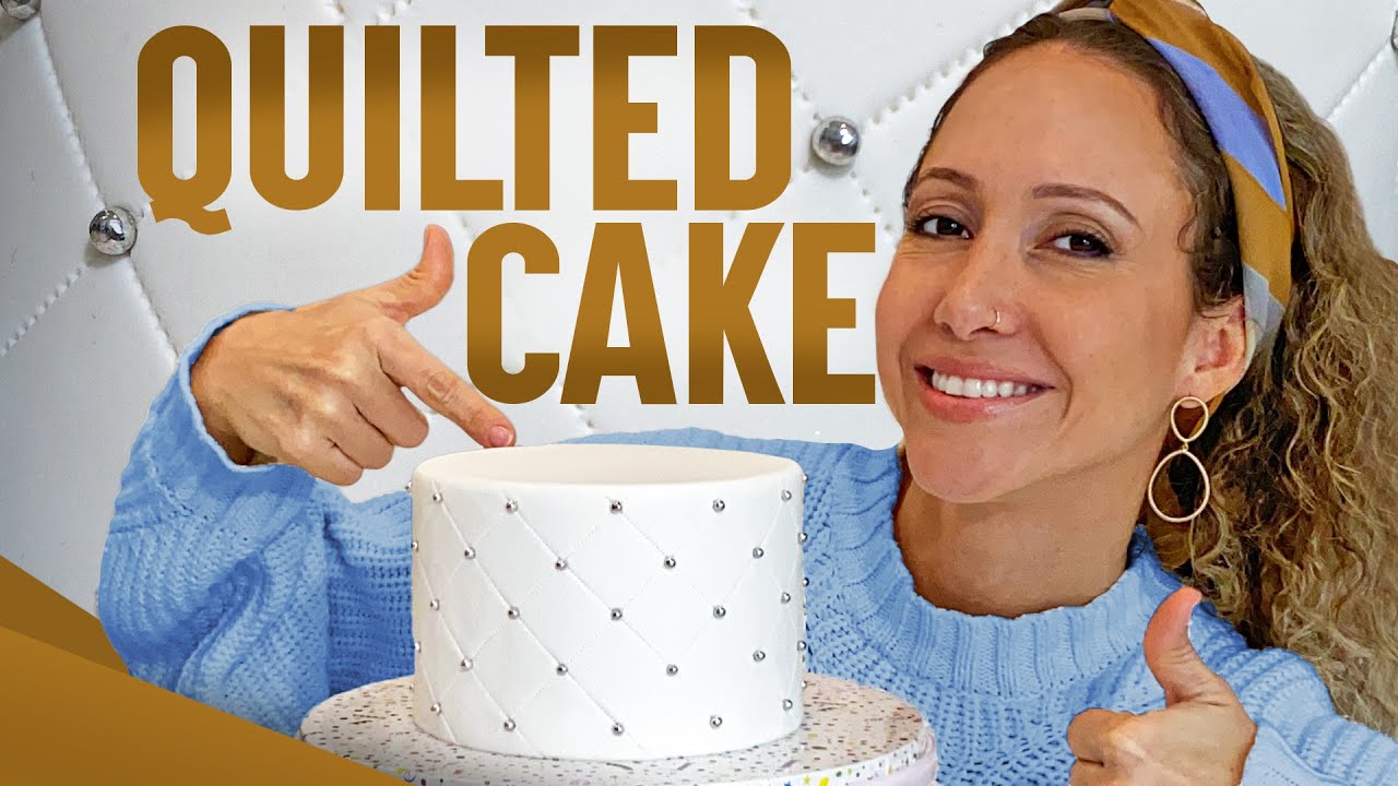 Tutorial On How To Make A Quilted Effect On A Cake | We Heart Cake
