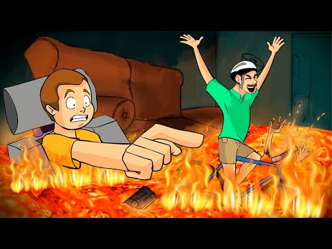 Видео: ПОЛ - ЭТО ЛАВА! ► Happy Wheels #333 Хэппи Вилс