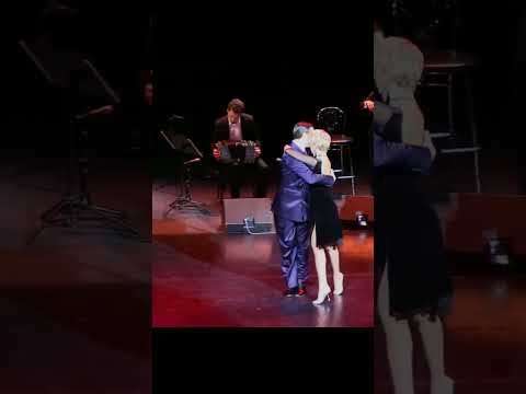 Featured artists Sergey Kurkatov and Yulia Burenicheva dancing tango vals