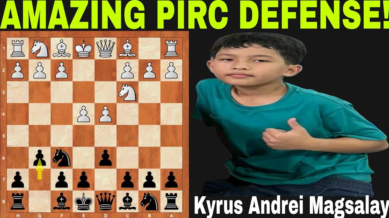 Amazing Pirc Defense! Salazar VS Magsalay | Round 3