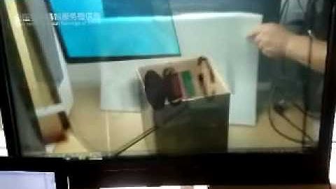 Video 2 for transparent lcd display with IR touch screen