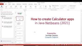 How to create calculator apps in Java Netbeans