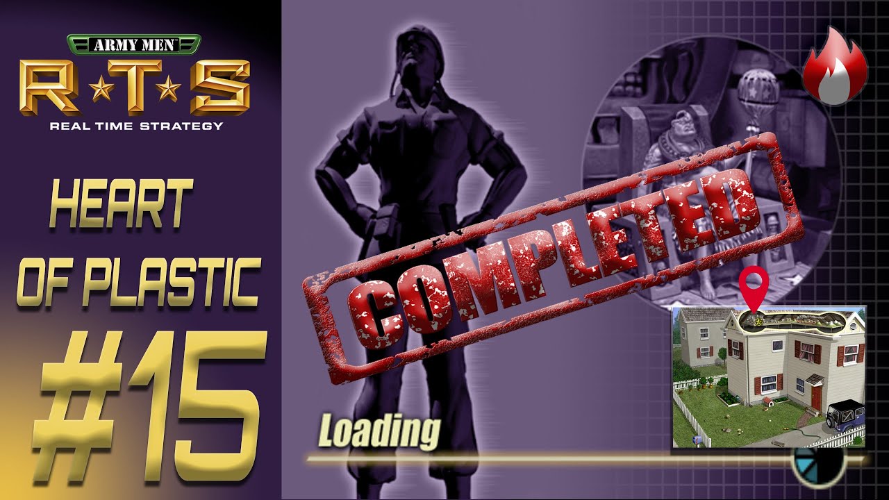 Army Men RTS - Mission 15 - Heart Of Plastic - Hard - YouTube