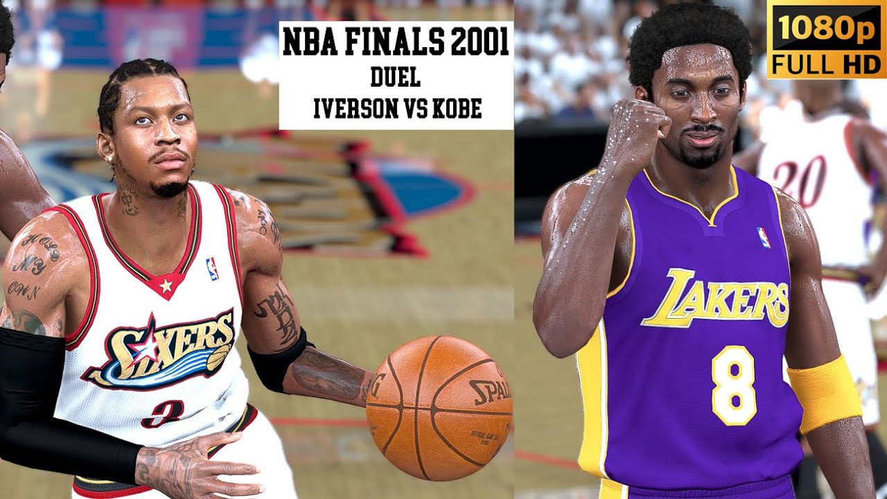 Kobe Bryant VS Allen Iverson NBA Finals 2001 Game 1 Highlights! YouTube