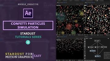 Confetti Particles Simulation in AE