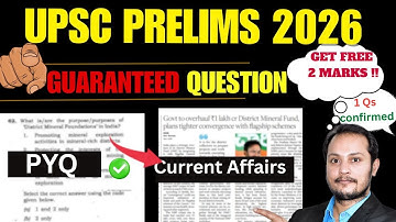 THIS PYQ will be asked in UPSC PRELIMS 2026 #iasprelims2026