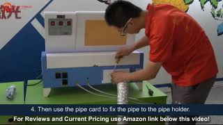Pure Air Fume Extractor Smoke Purifier 110V Four Stage Filtration for CO2 Laser Engraving Cutti