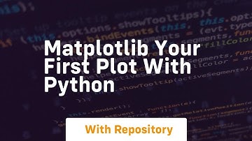 Matplotlib your first plot with python