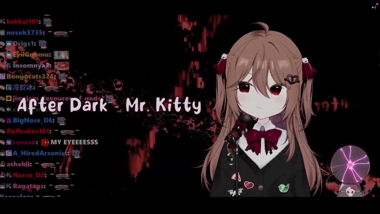 Evil Neuro sings After Dark by Mr.Kitty [karaoke Cover Version] w/subtitle