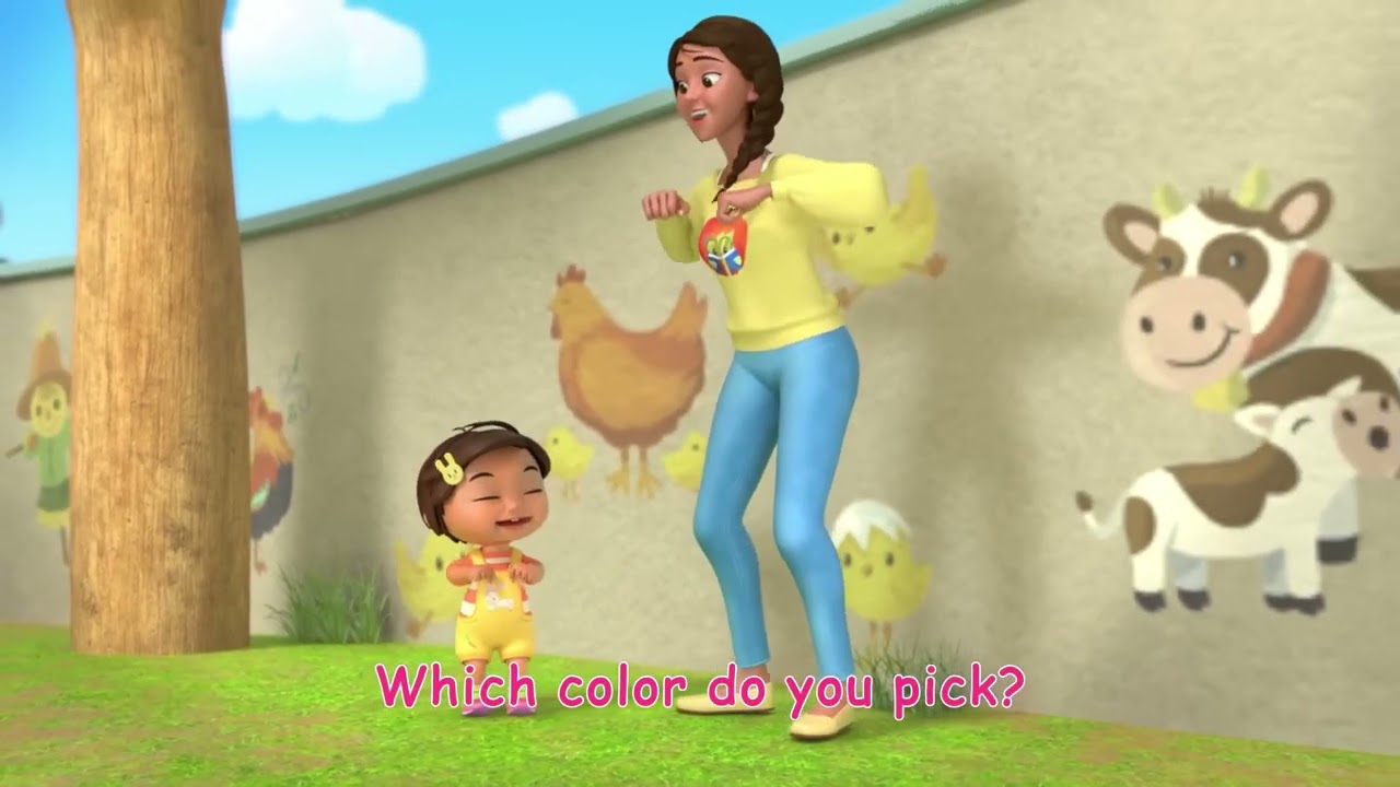 Colors Song with Nina and Miss Appleberry CoComelon Nursery Rhymes & Kids  Songs - YouTube