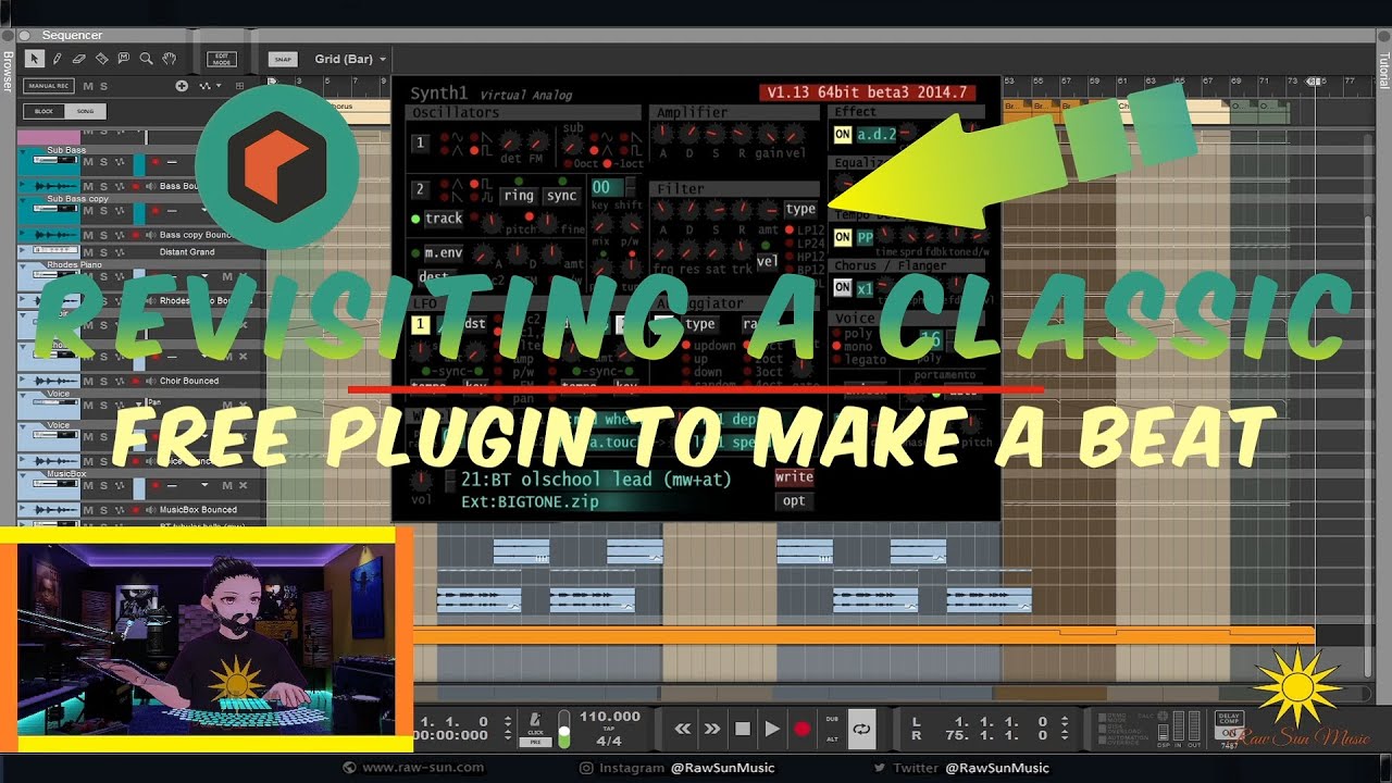 Revisiting A Classic Free Plugin To Make A Beat | Reason Studios - YouTube