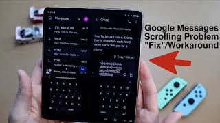 Google Messages Bouncing Text Problem on Samsung Z Fold 5! - 