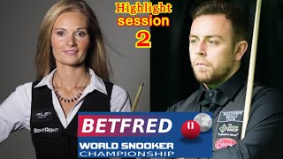 Reanne Evans vs Oliver Brown Highlight World Championship 2024 session 2