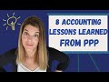 8 Accounting Lessons Learned from the PPP process - Small Business Financial Tips