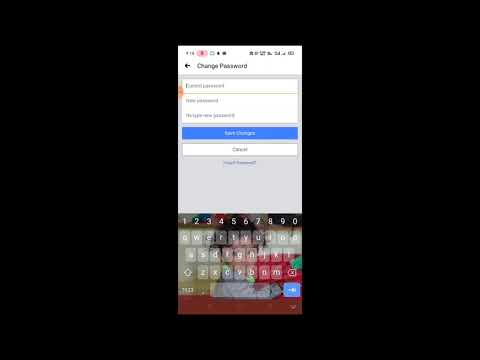 how to change facebook password