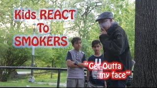 Would YOU SMOKE Front Of Kids ? | Social Experiment