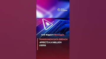 Transunion Data Breach: TransUnion data breach affects 4.4 million users #crime #law #crisis