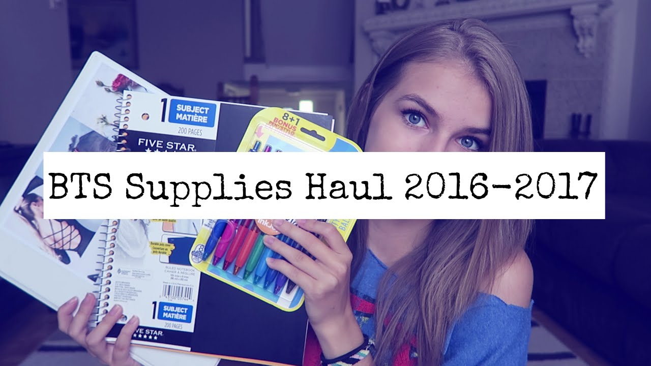Back-to-School Supplies Haul 2016