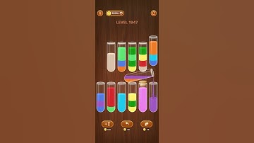 Sort Em All - Water Puzzle Game | Level - 1947 | #sortemall #gamesplay #youtube #shorts #viral